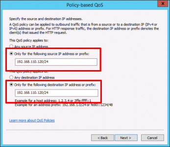 GPO to Throttle IP Address