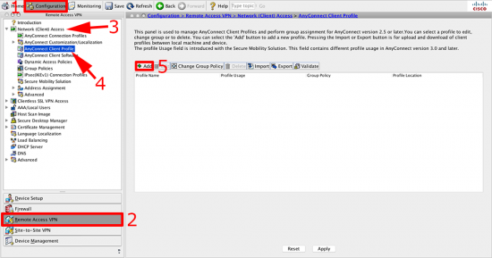 AnyConnect Profile Editor