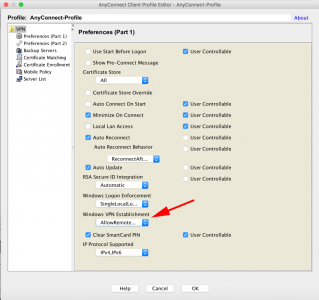 Allow RDP AnyConnect