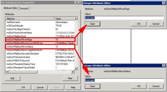 Remove Exchange Move Attributes