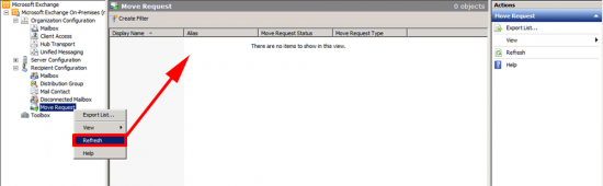 Clear Exchange Move Request