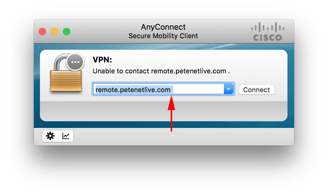 AnyConnect - The VPN Connection Failed (Domain Name ...