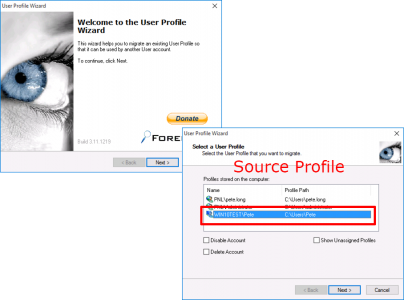 ForensIT Migrate Local Profile