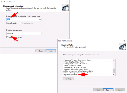 003 -local Profile to Domain Profile