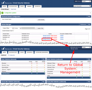 Manage Individual Domains