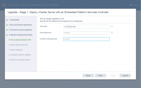 vCenter Root Password