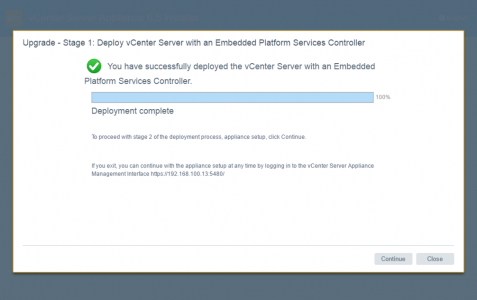 vCenter Upgrade Part One