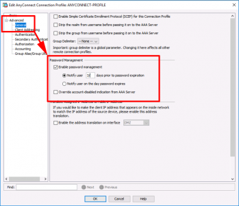 Cisco LDAP Allow Password Change