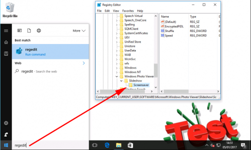 Export Screen Saver from Regedit