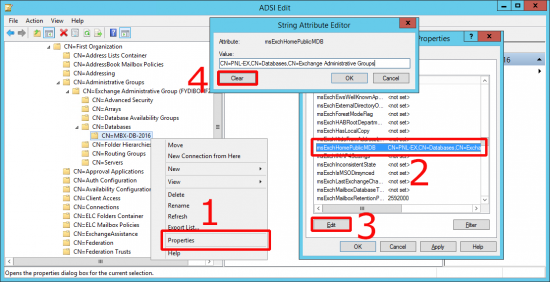 Mailbox Database Properties