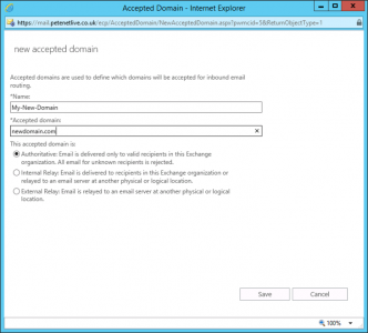 Add a New Domain to Exchange
