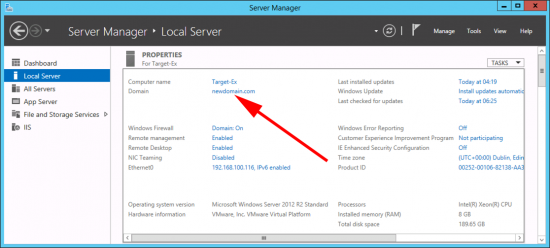 Server Domain Membership