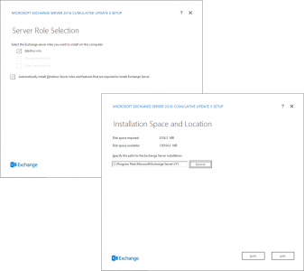 Exchange 2016 Role Selection