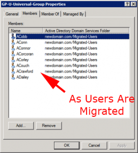 ADMT Migrated Users