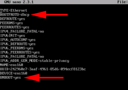 VMXNet3 Enable DHCP