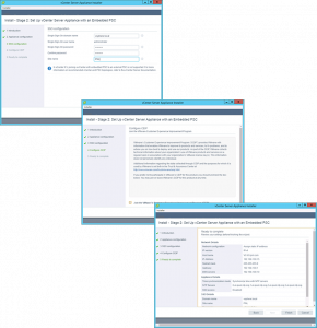 vCenter 6.5 Appliance SSO Settings