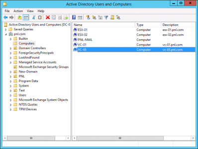 vCenter Appliance Domain Joined