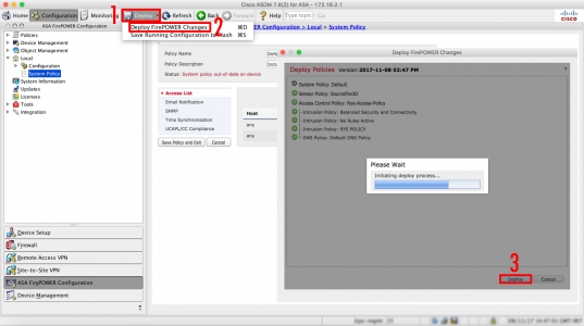 Deploy FirePOWER Changes