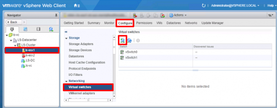  vCenter Add vSwitch iSCSI