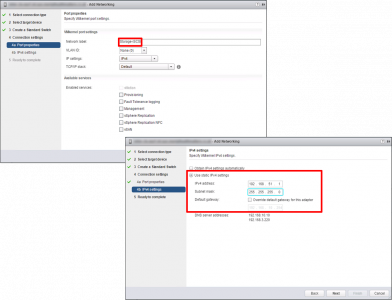 ESX 6.5 Add iSCSI Kernel