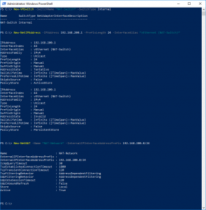 Hyper V Nat Network Switch