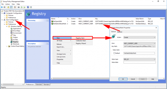 Set User File association via Group Policy