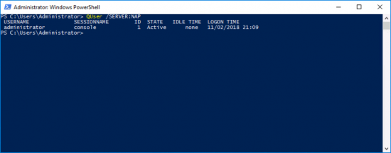 PowerShell Find out Who is logged on