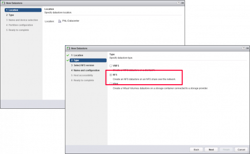 vSphere 6 add NFS