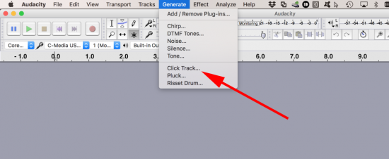 Audacity Click Track Restored