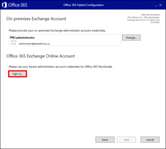 Hybrid Exchange Connecto Office 365
