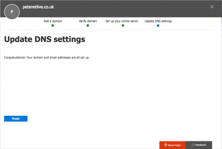 Office 365 Exchange DNS Setup