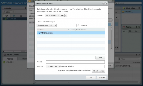 PSC Add Domain GROUPS