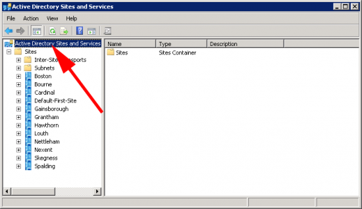 AD Sites and Services