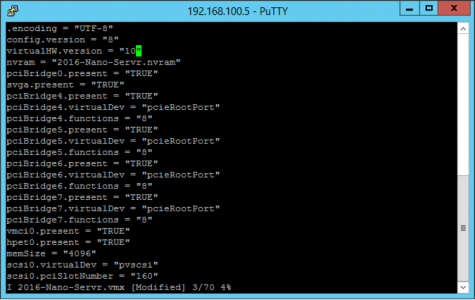 Downgrade VM Hardware Version