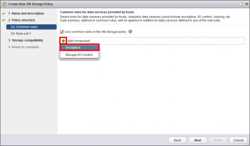 Add VMware Encryption