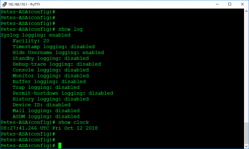 Logging Cisco ASA