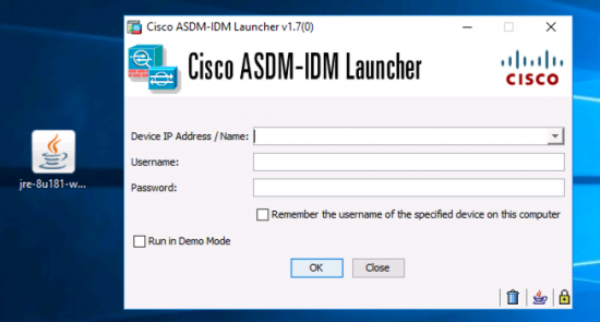 Windows 10 ASDM