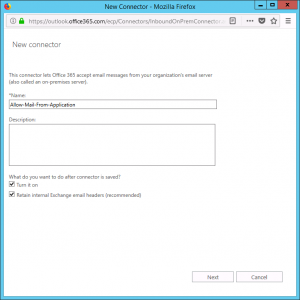 Office 365 Allow Mail Relay