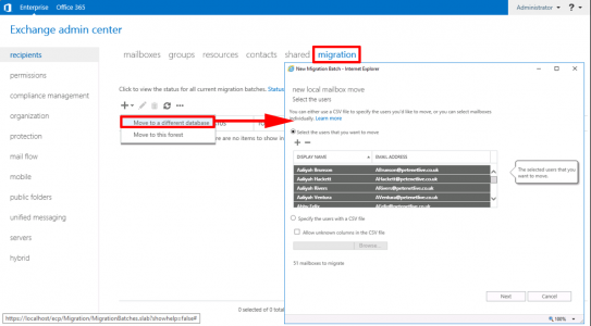 Exchange 2019 Migrate Mailboxes