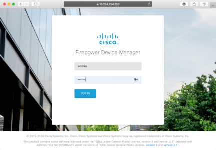 FirePOWER Device Manager