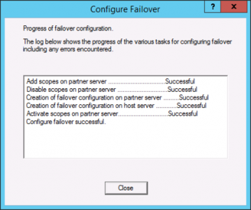 DHCP Failover Complete