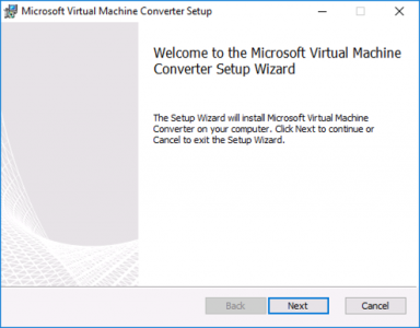 Install Microsoft Virtual Machine Converter