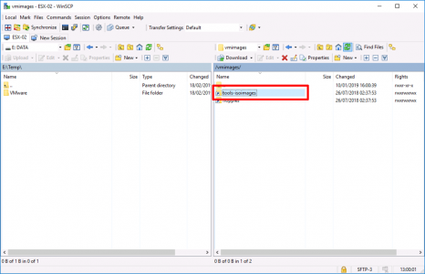 Locate VMTools ISO on ESXi