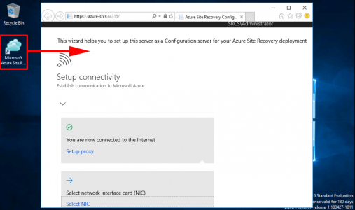 Configure Azure SR Server