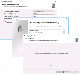 DNSSEC Windows 2016