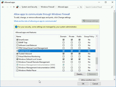 Powershell Add Subnet to Firewall