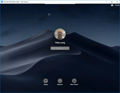 Remote desktop to macOS