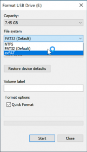 Format ExFat