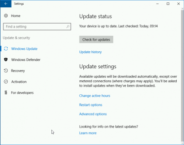 Windows 2016 Fuilly Updated