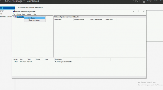 Create NLB Cluster